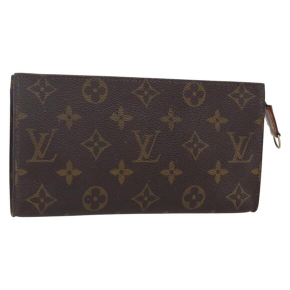 LOUIS VUITTON Monogram Bucket GM Accessory Pouch LV Auth th6507